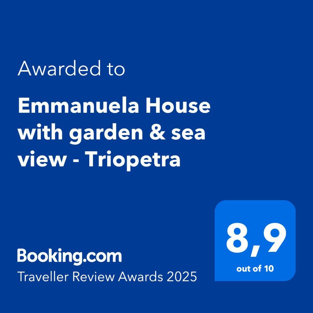 Emmanuela House With Garden & Sea View - Apartment Triopetra